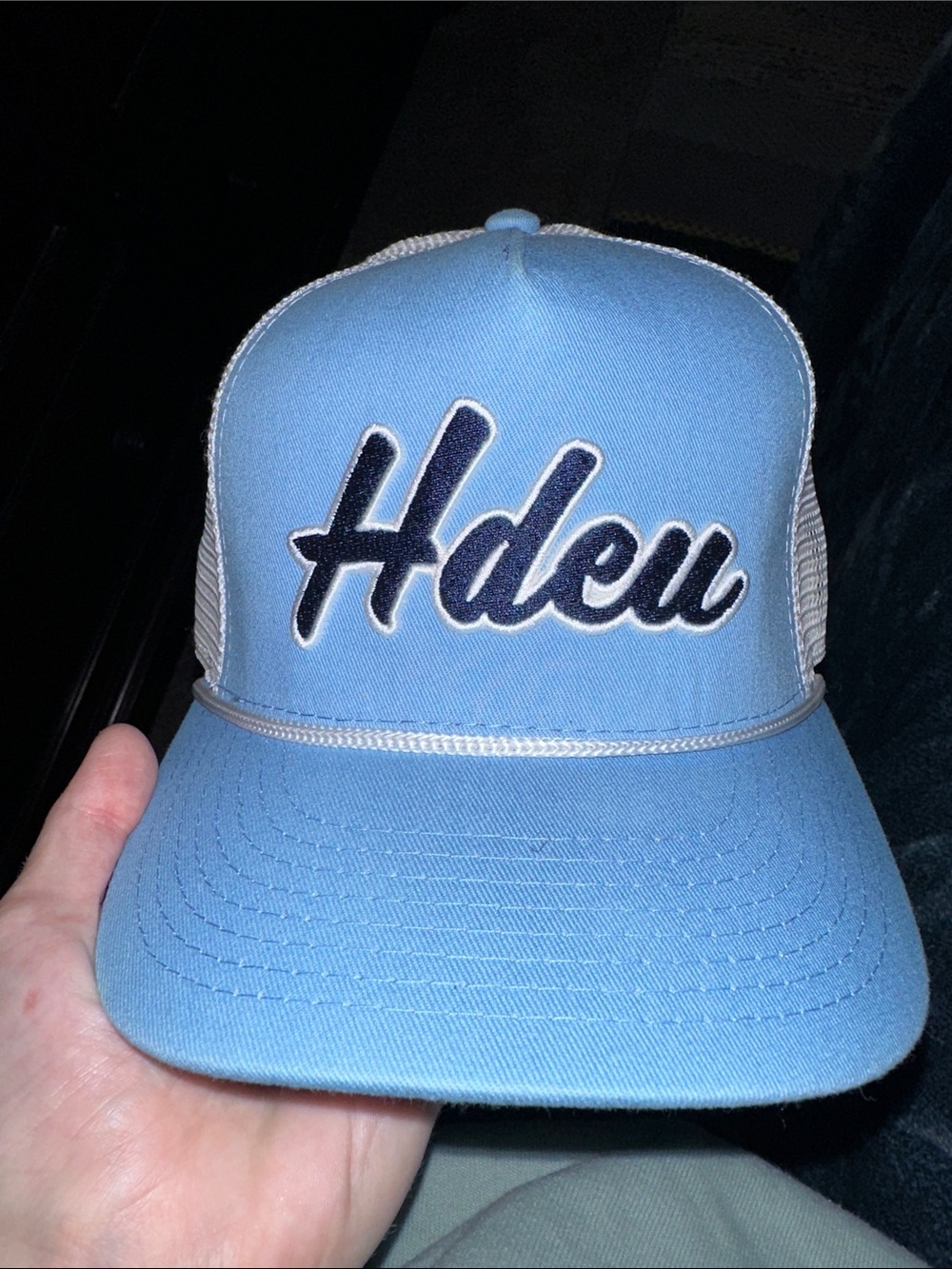 HDEU (Chase Rice) - Carolina Blue hat rope hat